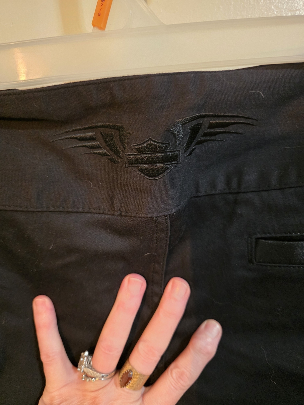 Harley-Davidson Black Women's Boot Cut Pants - Picture 8 of 8